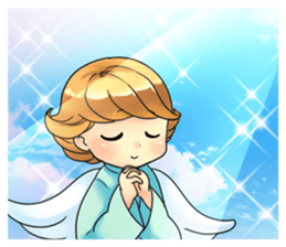 Angel's greeting sticker #13473609