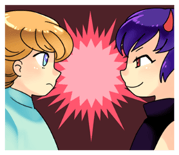 Angel's greeting sticker #13473612