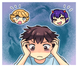 Angel's greeting sticker #13473613