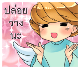 Angel's greeting sticker #13473616