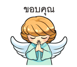 Angel's greeting sticker #13473619