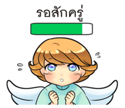 Angel's greeting sticker #13473629