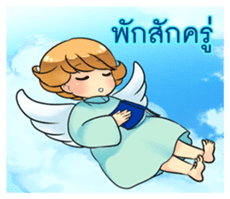 Angel's greeting sticker #13473630