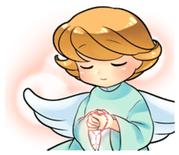 Angel's greeting sticker #13473631