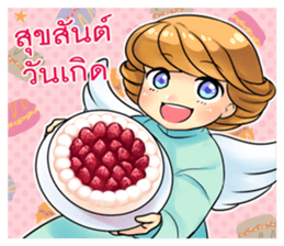 Angel's greeting sticker #13473634