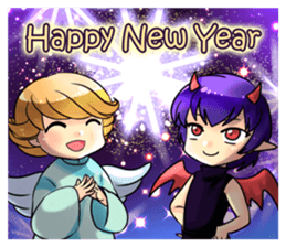 Angel's greeting sticker #13473637