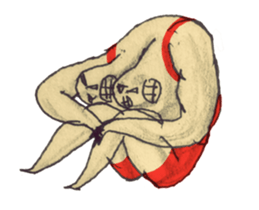 dorodoro ver.8 /Comic Action 01/ST man 1 sticker #13473974