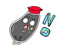 Lively Soy sauce feelings sticker #13474773