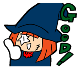 halloween happy party sticker #13474962