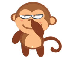 MR.N crazy monkey sticker #13474967