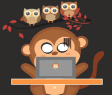 MR.N crazy monkey sticker #13475001