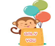 MR.N crazy monkey sticker #13475003