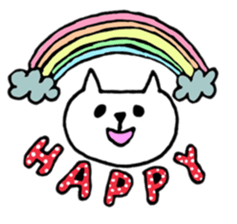 White Cat(Japanese) sticker #13475352