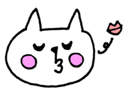 White Cat(Japanese) sticker #13475354
