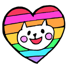 White Cat(Japanese) sticker #13475356