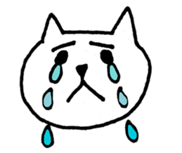 White Cat(Japanese) sticker #13475363
