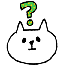 White Cat(Japanese) sticker #13475367