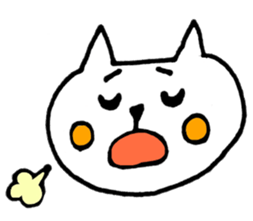White Cat(Japanese) sticker #13475368