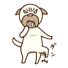 PUGLOG -Everyday of Pug- sticker #13475731
