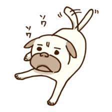 PUGLOG -Everyday of Pug- sticker #13475737