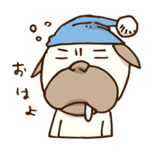 PUGLOG -Everyday of Pug- sticker #13475739