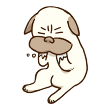 PUGLOG -Everyday of Pug- sticker #13475745
