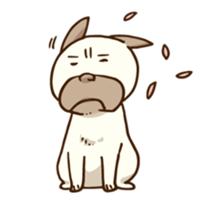 PUGLOG -Everyday of Pug- sticker #13475746