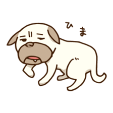 PUGLOG -Everyday of Pug- sticker #13475752