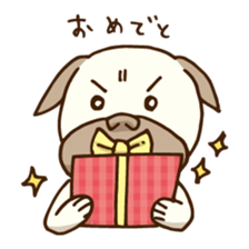 PUGLOG -Everyday of Pug- sticker #13475757