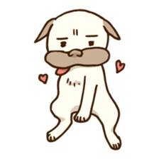 PUGLOG -Everyday of Pug- sticker #13475758