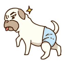 PUGLOG -Everyday of Pug- sticker #13475761