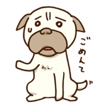 PUGLOG -Everyday of Pug- sticker #13475762