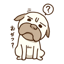 PUGLOG -Everyday of Pug- sticker #13475764
