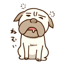 PUGLOG -Everyday of Pug- sticker #13475765