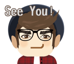 Cool Guy Liam (Japanese) sticker #13476064