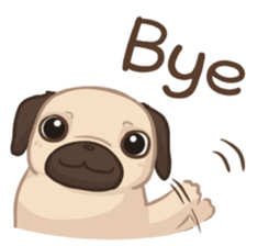 Dodo The Pug sticker #13476671