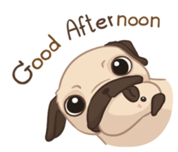 Dodo The Pug sticker #13476673