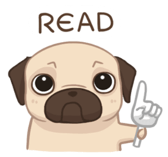 Dodo The Pug sticker #13476680