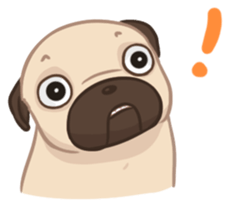 Dodo The Pug sticker #13476681