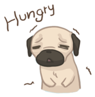 Dodo The Pug sticker #13476684