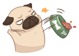 Dodo The Pug sticker #13476686
