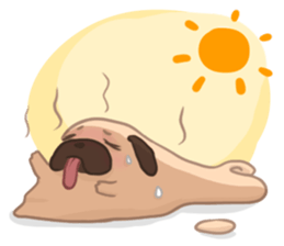 Dodo The Pug sticker #13476690