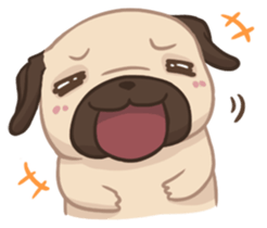 Dodo The Pug sticker #13476694