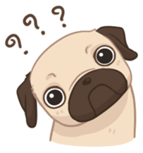 Dodo The Pug sticker #13476696