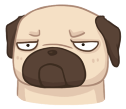 Dodo The Pug sticker #13476697
