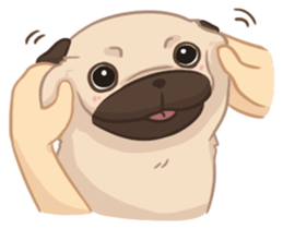 Dodo The Pug sticker #13476698
