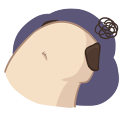 Dodo The Pug sticker #13476700