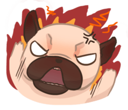 Dodo The Pug sticker #13476702