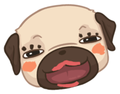 Dodo The Pug sticker #13476703