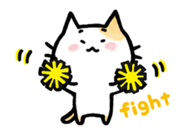 "MAYUNEKO" The cats with eyebrows!3ver.3 sticker #13477159